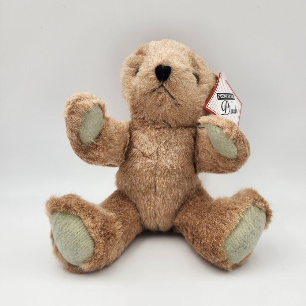 Distinctions in Plush Brown Teddy Bear Wangs International NWT‎ Jointed - Picture 4 of 11